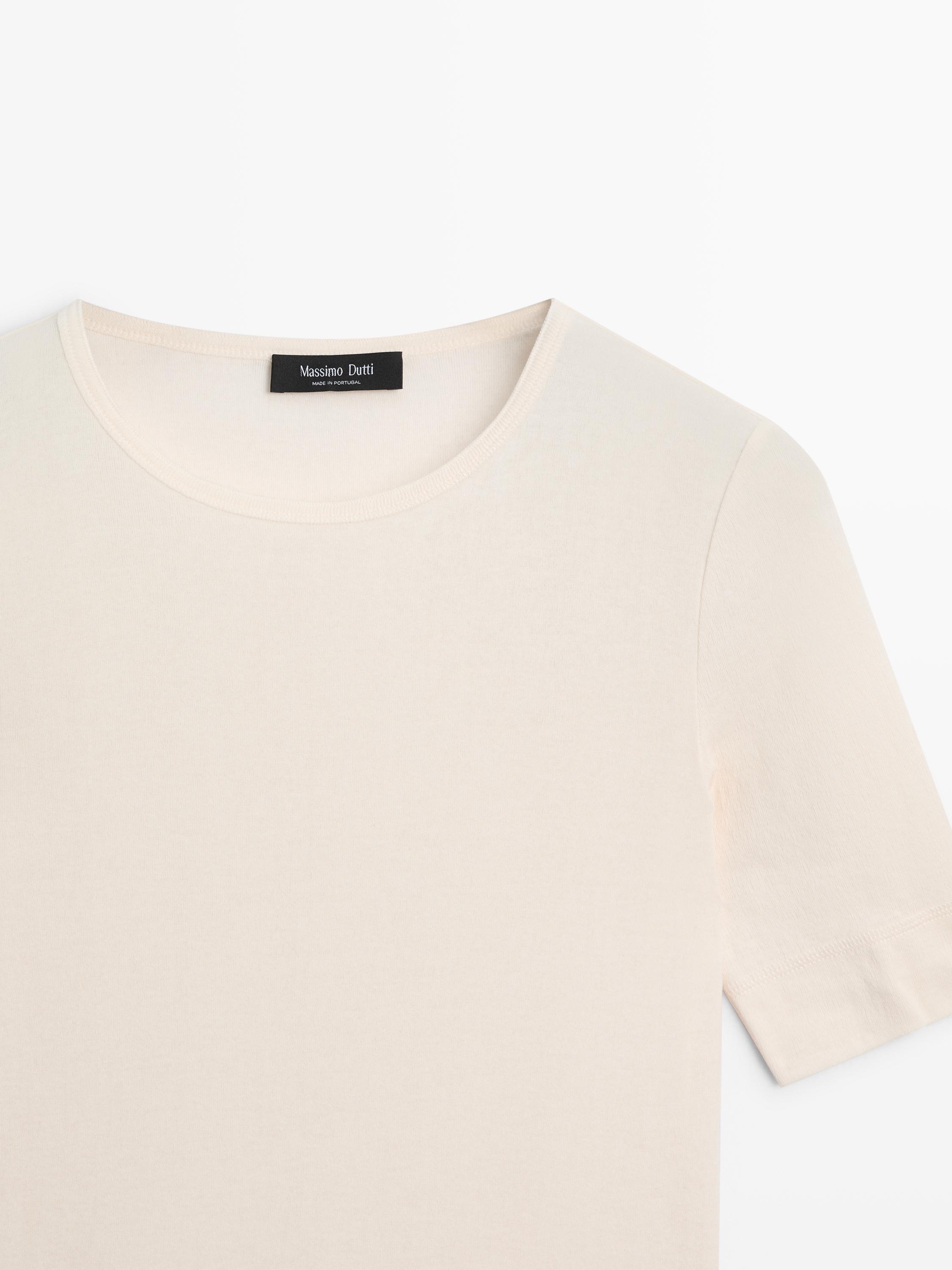 Cotton blend T-shirt